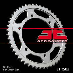 Задно зъбчато колело JT REAR SPROCKET 530 44T Silver STEEL Задно зъбчато колело JT REAR SPROCKET 530 44T Silver STEEL