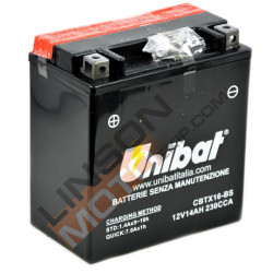Акумулатор за мотор Unibat 14 Ah, 12 V - CBTX16-BS