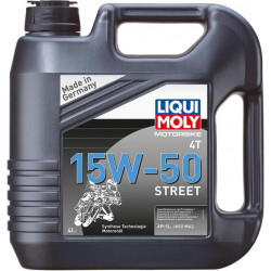 Полусинтетично масло за мотоциклети LIQUI MOLY SAE 15W-50 STREET - 4литра