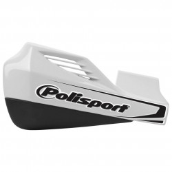 Предпазител за кормило POLISPORT MX ROCKS - UNIVERSAL WHITE/ BLACK / PLASTIC Предпазител за кормило POLISPORT MX ROCKS - UNIVERSAL WHITE/ BLACK / PLASTIC