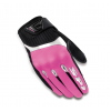 Дамски текстилни мото ръкавици SPIDI G-FLASH WHITE/PINK