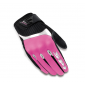 Дамски текстилни мото ръкавици SPIDI G-FLASH WHITE/PINK
