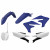 Пластмасов MX Replica кит POLISPORT за YAMAHA YZ450F- 2001-02 Clear 99 Blue/White