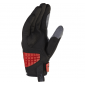 Текстилни мото ръкавици SPIDI SQUARED BLACK/RED thumb