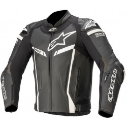 Кожено мото яке ALPINESTARS GP PRO V2 TECH-AIR BLACK/WHITE