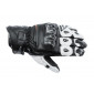 Кожени ръкавици SECA TRACKDAY SHORT BLACK/WHITE thumb