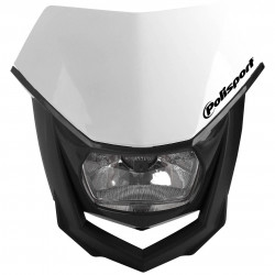 Фар Polisport HALO - WHITE/BLACK