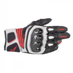 Ръкавици ALPINESTARS SP-X AIR CARBON V2 BLACK/WHITE/FLUO RED