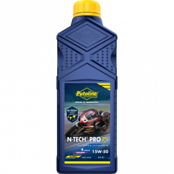 Синтетично мото масло PUTOLINE N-TECH PRO R + 15W-50