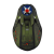 Мотокрос каска O'NEAL 5SERIES WARHAWK BLACK/GREEN thumb