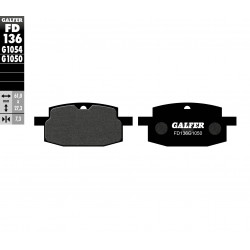 Предни мото накладки Galfer SCOOTER FD136G1050