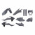 Пластмасов Enduro кит Polisport за KTM EXC/ EXC-F/XC-W/ XCF-W-2020-21 Nardo Gray
