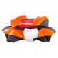 Пластмасов MX / ENDURO Replica кит POLISPORT за KTM SX / SX-F / XC / XC-F-2013-15 Orange/White thumb