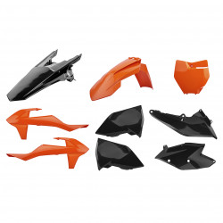 Пластмасов MX Replica кит POLISPORT за KTM SX/ SX-F/ XC-F Black/Orange Пластмасов MX Replica кит POLISPORT за KTM SX/ SX-F/ XC-F Black/Orange