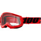 Мотокрос очила 100% STRATA2 RED-CLEAR thumb