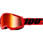 Мотокрос очила 100% STRATA2 RED-MIRROR RED thumb