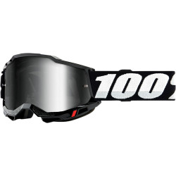 Мотокрос очила 100% ACCURI2 BLACK-MIRROR SILVER