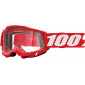 Мотокрос очила 100% ACCURI2 RED-CLEAR thumb