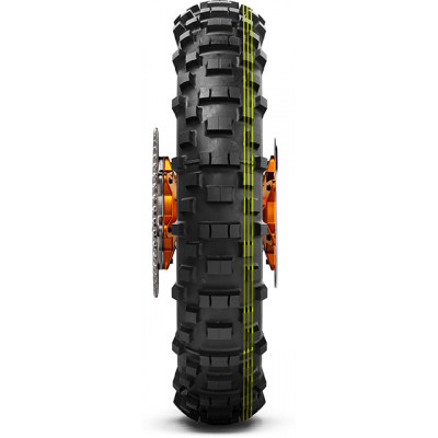 Metzeler 6 Days Extreme Rear Motorcycle Tire - 140/80-18, Off-Road Enduro, X-Ply Construction, DOT Approved - View #3