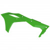 Пластмасови капаци за радиатор Polisport Kawasaki KX250F - 2017-21 Green