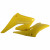 Пластмасови капаци за радиатор Polisport Suzuki RMZ250 - 2004-06 Yellow OEM Color