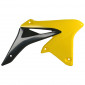 Пластмасови капаци за радиатор Polisport Suzuki RMZ250 - 2010-18 Black/Yellow OEM Color thumb