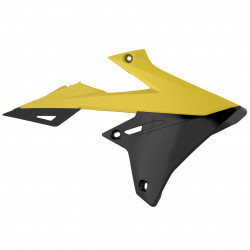 Пластмасови капаци за радиатор Polisport Suzuki RM125 / 250 рестайлинг RMZ (19)  2001-08 Yellow/Black Color Пластмасови капаци за радиатор Polisport Suzuki RM125 / 250 рестайлинг RMZ (19)  2001-08 Yellow/Black Color