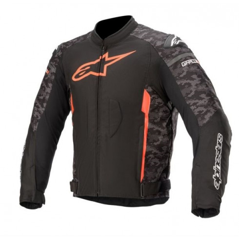ТЕКСТИЛНО МОТО ЯКЕ ALPINESTARS T-GP PLUS R V3 BLACK/CAMO/FLUO RED ТЕКСТИЛНО МОТО ЯКЕ ALPINESTARS T-GP PLUS R V3 BLACK/CAMO/FLUO RED