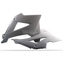 Пластмасов капак за радиатор Polisport Husqvarna TC125; FC250 / 350 / 450 - 2019-21 Nardo Grey
