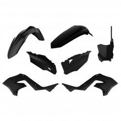 Пластмасов MX кит Polisport за Kawasaki KX125/250 рестайлинг 450 (2020) - 2003-08 Black Пластмасов MX кит Polisport за Kawasaki KX125/250 рестайлинг 450 (2020) - 2003-08 Black