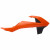 Пластмасови капаци за радиатор Polisport КТМ SX / SX-F / EXC / EXC-F / XC / XC-F Orange/Black OEM Color