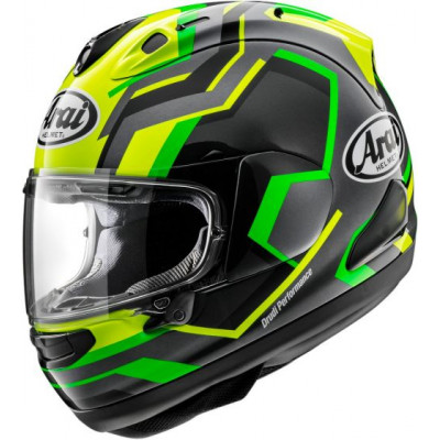 Каска Arai RX-7V RSW Fluor Yellow Linson Moto