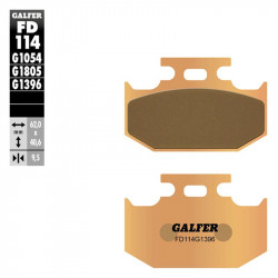 Задни мото накладки Galfer SINTERED FD114G1396