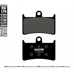 Предни мото накладки Galfer SEMI METAL FD178G1054 Предни мото накладки Galfer SEMI METAL FD178G1054