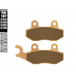 Предни/Задни мото накладки Galfer SINTERED SCOOTER FD187G1380
