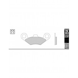 Предни/Задни мото накладки Galfer SEMI METAL FD303G1054