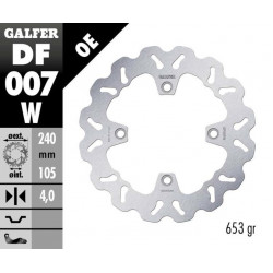 Преден/Заден спирачен диск Galfer WAVE FIXED 240x4mm DF007W Преден/Заден спирачен диск Galfer WAVE FIXED 240x4mm DF007W
