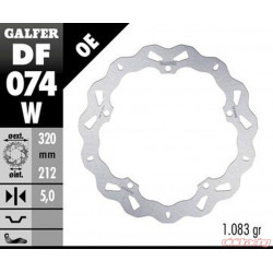 Преден спирачен диск Galfer WAVE FIXED 320x5mm DF074W