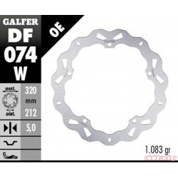 Преден спирачен диск Galfer WAVE FIXED 320x5mm DF074W Преден спирачен диск Galfer WAVE FIXED 320x5mm DF074W