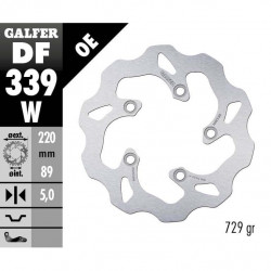 Заден спирачен диск Galfer WAVE FIXED 220x5mm DF339W