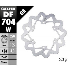 Преден/Заден спирачен диск Galfer WAVE FIXED 220x4mm DF704W Преден/Заден спирачен диск Galfer WAVE FIXED 220x4mm DF704W