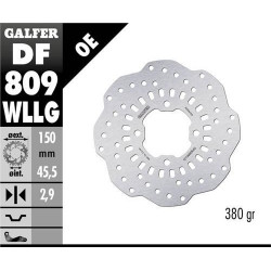Заден спирачен диск Galfer WAVE FIXED FULL TYPE 150x2.9mm DF809WLLG