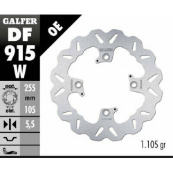 Заден спирачен диск Galfer WAVE FIXED 255x5,5mm DF915W