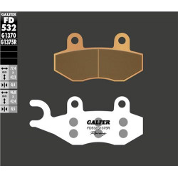 Предни мото накладки Galfer SINTERED RACING COMPOUND FD532G1375R Предни мото накладки Galfer SINTERED RACING COMPOUND FD532G1375R