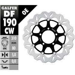 Плаващ преден спирачен диск Galfer WAVE FLOATING COMPLETE (C. ALU.) 310x5mm DF190CW