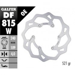 Заден спирачен диск Galfer WAVE FIXED 240x4mm DF815W