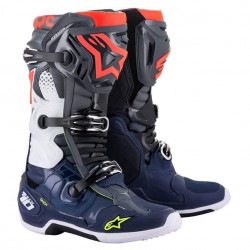 Мотокрос ботуши ALPINESTARS TECH 10-DARK GRAY/DARK BLUE/RED Мотокрос ботуши ALPINESTARS TECH 10-DARK GRAY/DARK BLUE/RED