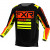 Мотокрос блуза FXR  CLUTCH PRO MX22 BLACK/NUKE RED/HI VIS