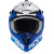 Мотокрос каска ACERBIS  LINEAR WHITE/BLUE Мотокрос каска ACERBIS  LINEAR WHITE/BLUE thumb