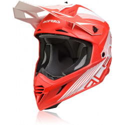 Мотокрос каска ACERBIS LINEAR RED/WHITE